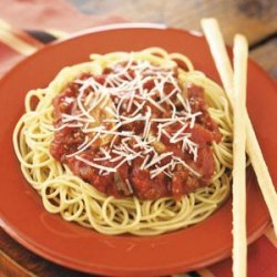 Mushroom-Beef Spaghetti Sauce