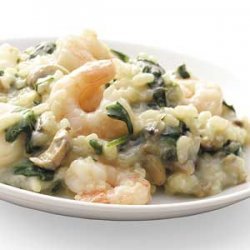 Shrimp 'n' Spinach Risotto
