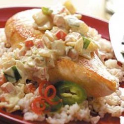 Chicken with Creamy Jalapeno Sauce