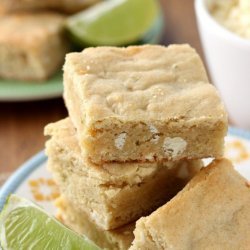 White Chocolate and Lime Blondies