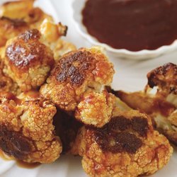 Roasted Cauliflower with Indian Barbecue Sauce