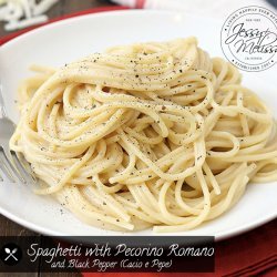 Spaghetti with Pecorino Romano and Black Pepper