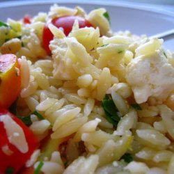 Orzo with Feta and Cherry Tomatoes