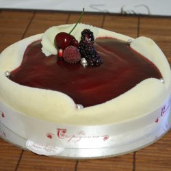 Sour Cherry Chocolate Mousse Cake