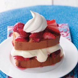 Shortcut Strawberry-Vanilla Dessert