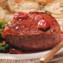 Tenderloin for Two with Cherry-Brandy Sauce