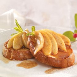 French Toast with Apple Topping