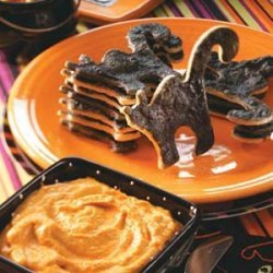 Black Cat Dippers with Pumpkin Pie Dip