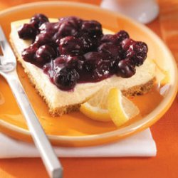 Lactose-Free Blueberry Cheesecake
