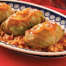 Sweet & Sour Stuffed Cabbage