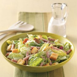 Ham Caesar Salad