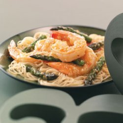 Glazed Shrimp & Asparagus For 2