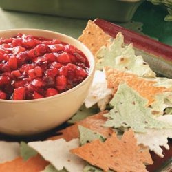 Cranberry-Mango Salsa with Tree Chips