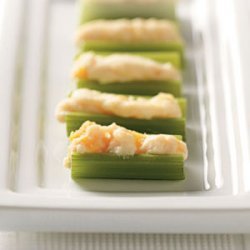 Apricot-Ricotta Stuffed Celery