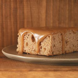 Oatmeal Cake with Caramel Icing