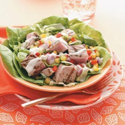 Grilled Tuna Bibb Salads
