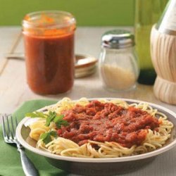 Homemade Canned Spaghetti Sauce