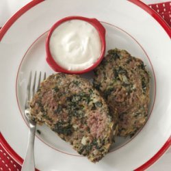 Gyro Meat Loaf with Tzatziki Sauce