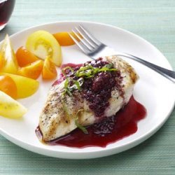 Chicken with Berry Wine Sauce