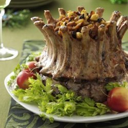 Crown Roast with Plum-Apple Stuffing