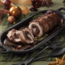 Portobello-Stuffed Pork Roast