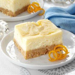 Orange-Swirled Cheesecake Dessert