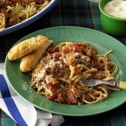 Beef Bolognese with Linguine