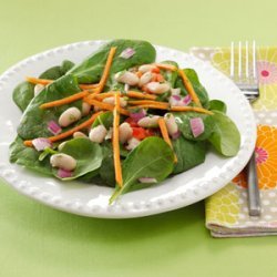 White Bean and Spinach Salads