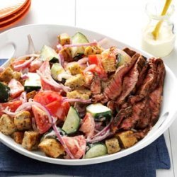 Chili-Rubbed Steak & Bread Salad