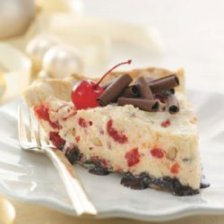 Makeover Cherry Almond Mousse Pie