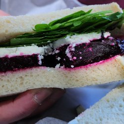 Goat Cheese and Watercress Sandwiches