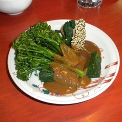 Spinach with Sesame Miso Sauce