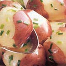 New Potatoes in Chive Butter
