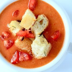 Garlic Soup with Tomato