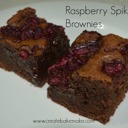 Raspberry-Spiked Chocolate Brownies