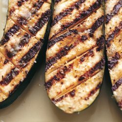 Grilled Zucchini with Garlic and Lemon Butter Baste