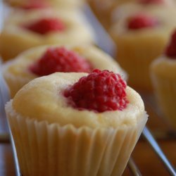 Raspberry-Topped Lemon Muffins