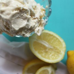 Lemon Ice Cream with Candied Lemon Peel