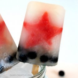 Watermelon, Lemonade, and Blueberry Ice Pops