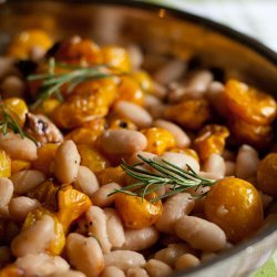 White Beans with Roasted Tomatoes