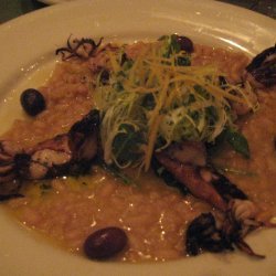 Grilled Calamari with White Beans