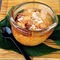 Tapioca Pudding with Coconut Cream and Palm-Sugar Syrup
