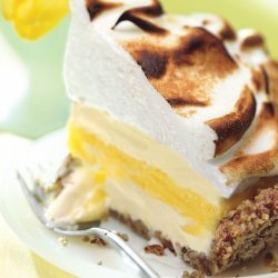 Lemon Meringue Pie with Pecan Crust