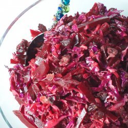 Beet and Red Cabbage Slaw