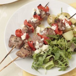 Lamb and Red Pepper Kebabs