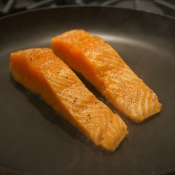 Salmon Fillets with a Wasabi Coating