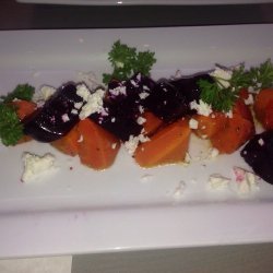 Roasted Carrot and Beet Salad with Feta