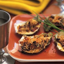 Baked Oysters with Bacon