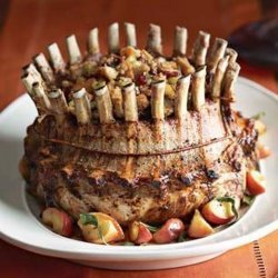 Crown Roast of Pork with Apple Stuffing