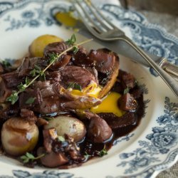 Poached Eggs in a Red Wine Sauce